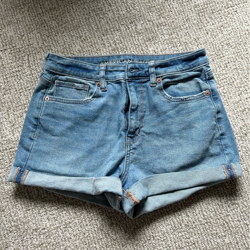 American Eagle Stretch Mom Shorts